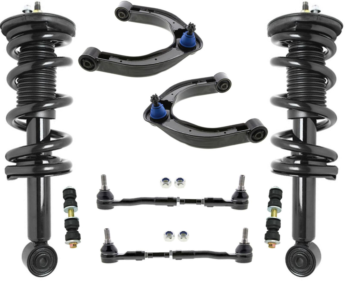 Front Struts Upper Control Arms Tie Rods & Links For Nissan NV1500 2012-2021