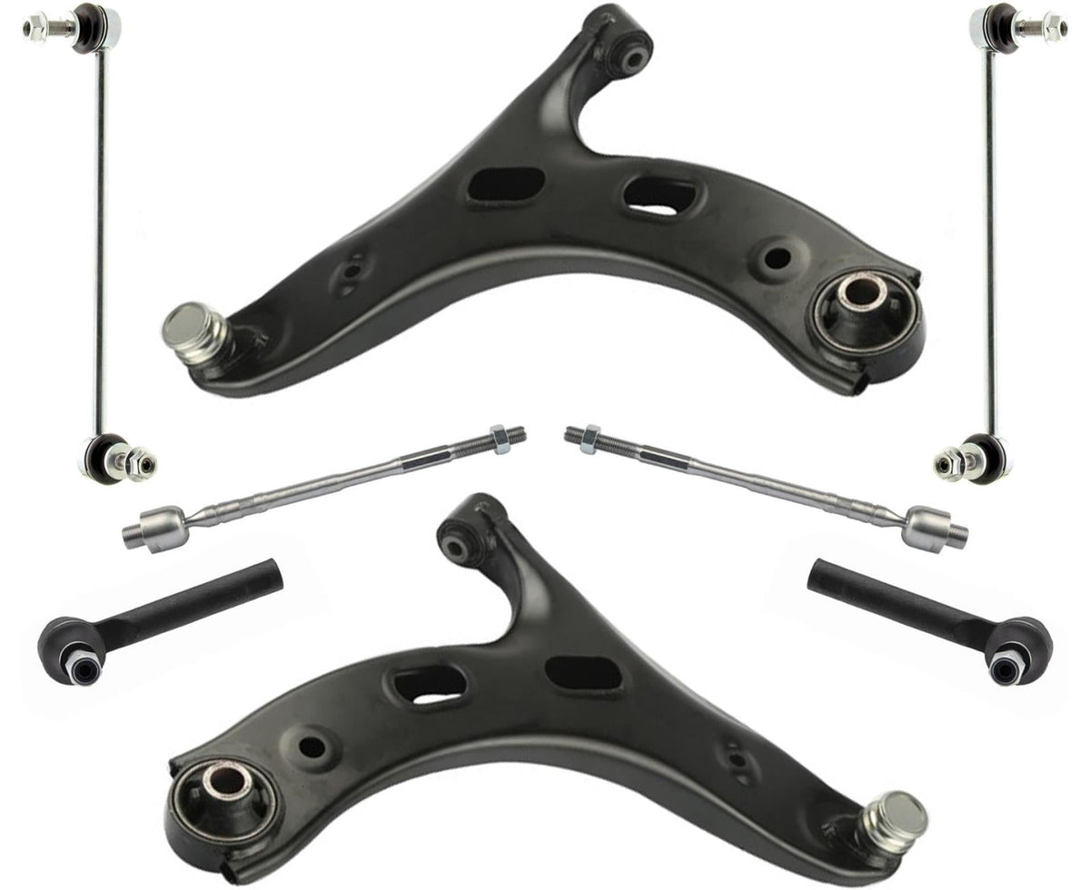 Front Lower Control Arms Tie Rods & Sway Bar Links For Subaru Forester 2019-2025