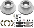 Off Road Performance Coated Disc Brake Rotors Brake Pads For Ford F-250 08-12