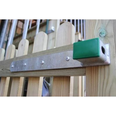 Galvanised Adjustable Hook and Band Hinges (Set of 2)