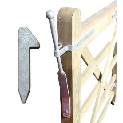 Spring Catch Set with Knock-In Receiver incl Fixings