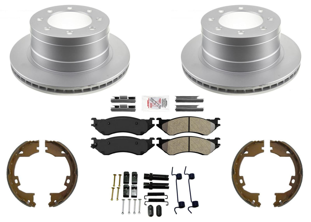 Rear Performance Disc Brake Rotors Brake Pads for Dodge Ram 2500 Pick Up 2006
