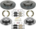 For Toyota Avalon 2000-04 Performance Carbon Disc Brake Rotors Disc Brake Pads