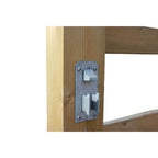 Galvanised Heavy Drop Bolt with Staple Brackets