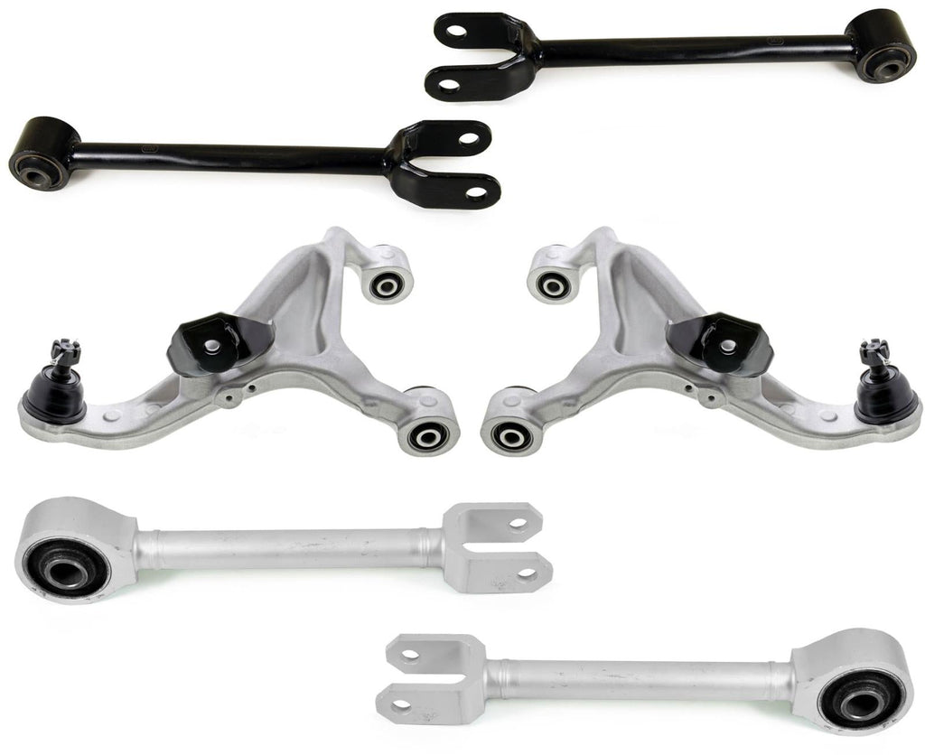 Rear Left  & Right Upper & Lower Control Arms For Nissan Altima 2007-2013 Coupe