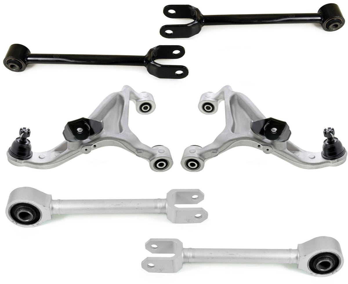 Rear Left  & Right Upper & Lower Control Arms For Nissan Altima 2007-2013 Coupe
