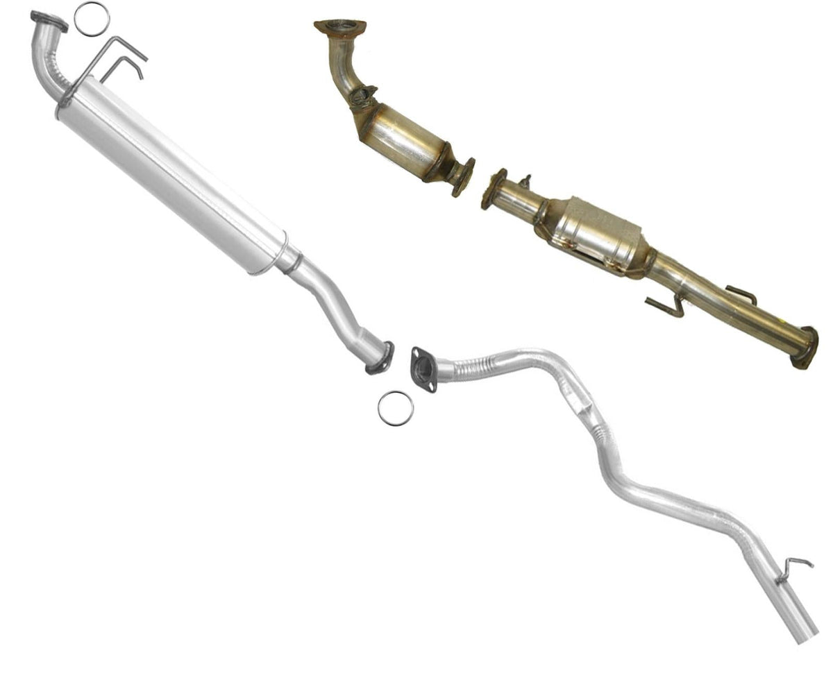 Full Exhaust System For Toyota 3.4L 4 Wheel Drive 4Runner 2001-2002
