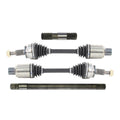 Front Cv Shaft Axles with Front Stub Shafts for Ram 1500 Pick Up 4x4 2006-2011