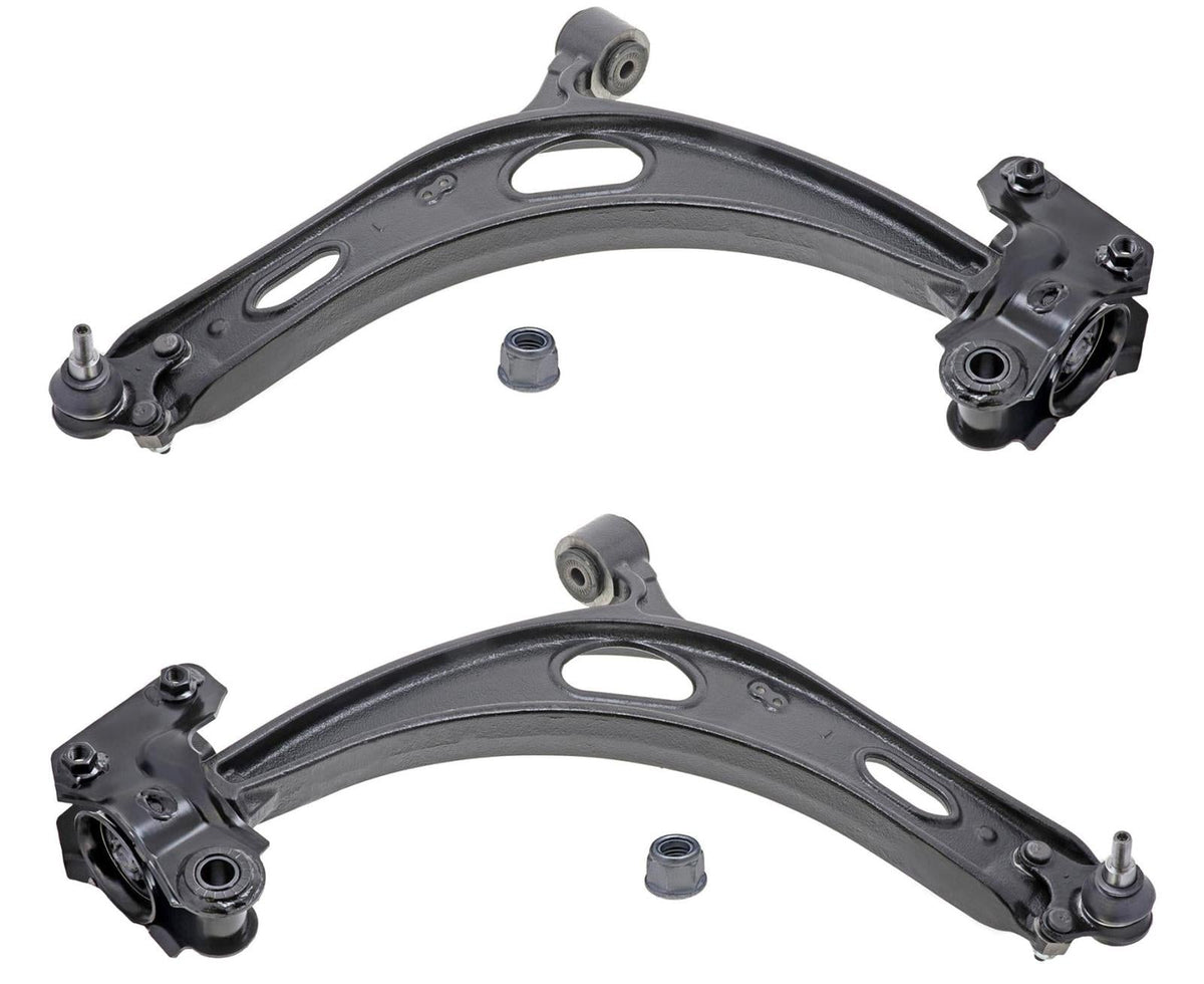 Front Mevotech Lower Control Arms & Lower Ball Joint For Volkswagen Atlas 18-25