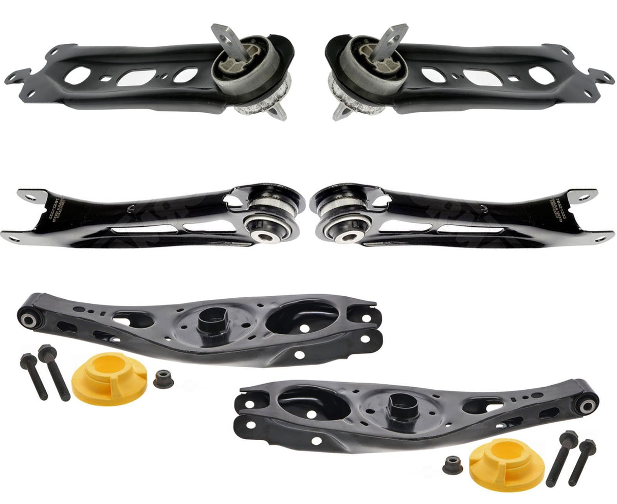 Rear Upper & Lower Control Arms & Sway Bar Links For Chevrolet Equinox 18-2024