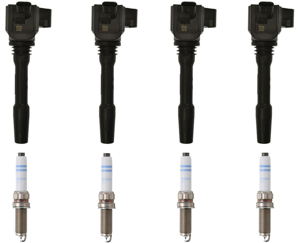 4 Direct Ignition Coil & Platinum Spark Plugs Kit For BMW 230I 2.0L 2017 20 2021