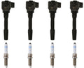 4 Direct Ignition Coil & Platinum Spark Plugs Kit For BMW 230I 2.0L 2017 20 2021