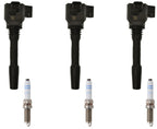 3 Direct Ignition Coil & Platinum Spark Plugs Kit For Mini Cooper 1.5L 2014-2019