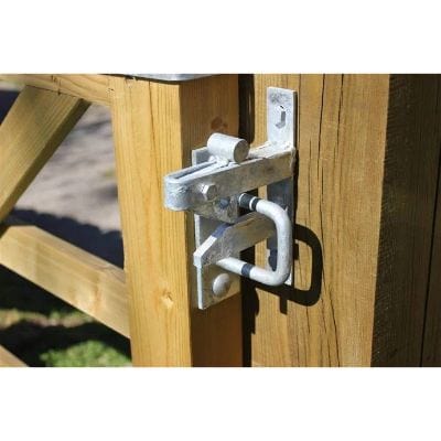 Cattle Proof Gate Latch incl 120mm Coach Bolts