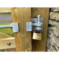 Galvanised Anti Lift Device for Timber Field Gates incl Padlock