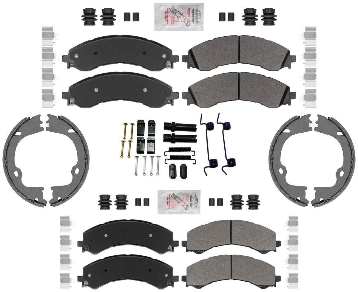 HEAVY DUTY FRONT PADS REAR PADS !!!! Disc Brake Pads FOR 21-22 Express Van 4500