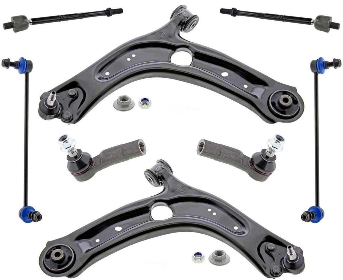 Mevotech Lower Control Arms Ball Joints Tie Rods & Links For Tiguan 2018-2023