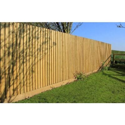 Gravel Board for Traditional Featherboard Fencing System