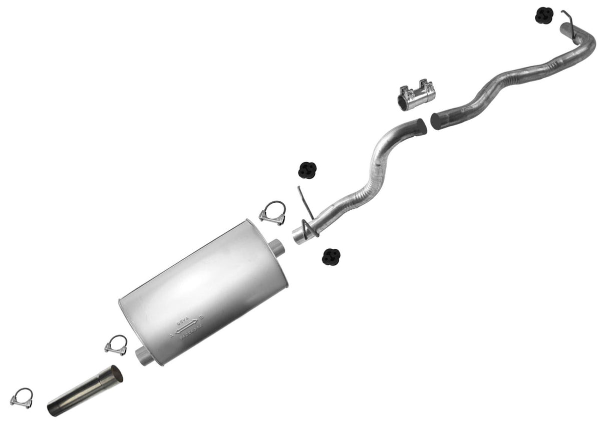 Muffler + Tail Pipe For GMC 1996-2003 S10 Sonoma Pick Up 4.3L Rear Wheel Drive