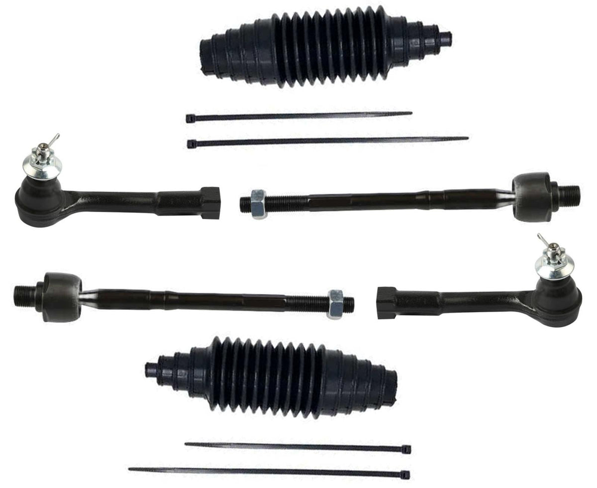 Front Inner & Outer Tie Rods For Hyundai Genesis 2015-2016 Rear Wheel Drive