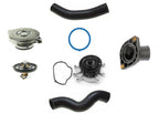 Water Pump with Upper & Lower Hoses Thermostat & Housing For For Jeep Liberty 3.7L 2002 2003 2004 20