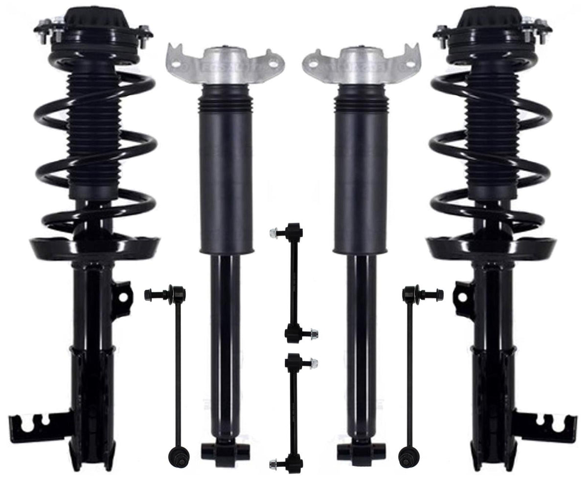 Front Struts Rear Shocks & Links For Buick Envision 2.5L 17-20 Front Whel Drive