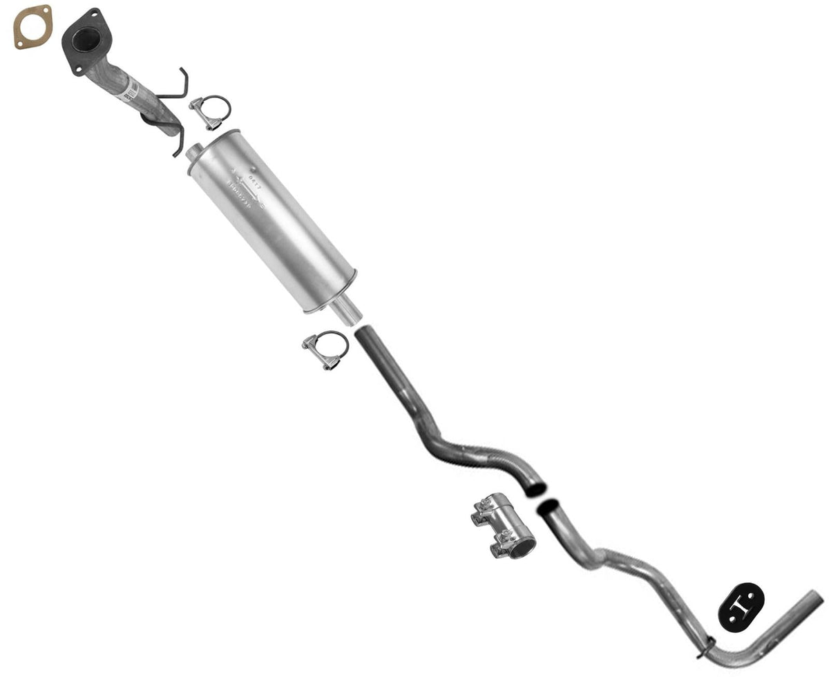 Muffler Tail Pipe Exhaust For 1986 1988 1989 Ranger 2.0L 2.3L w/ 114" Wheelbase
