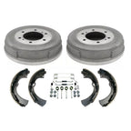 Brake Drums Shoes & Springs For 1998-2004 Nissan Frontier 2.4L Rear Wheel Drive