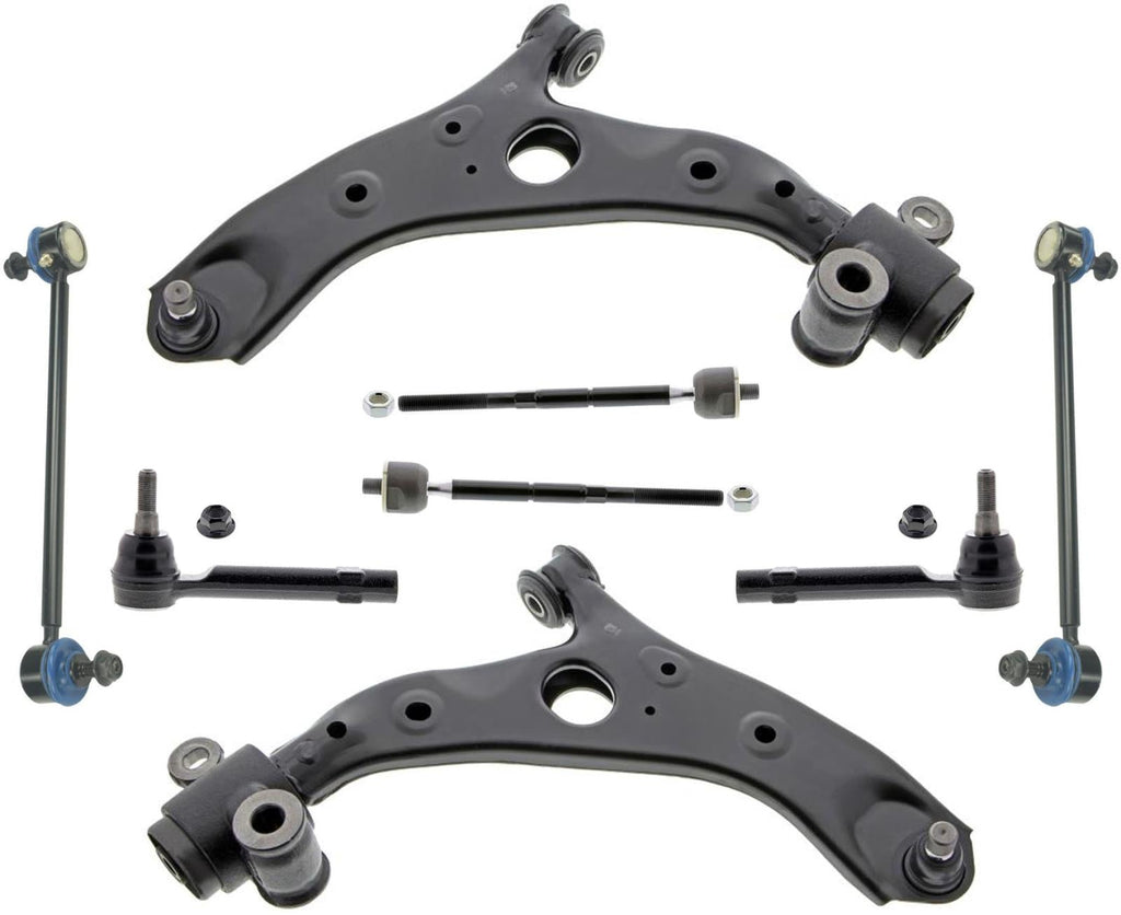 Mevotech Front Lower Control Arms Tie Rods & Links For Mazda CX-5 2017-2025