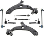 Mevotech Front Lower Control Arms Tie Rods & Links For Mazda CX-5 2017-2025