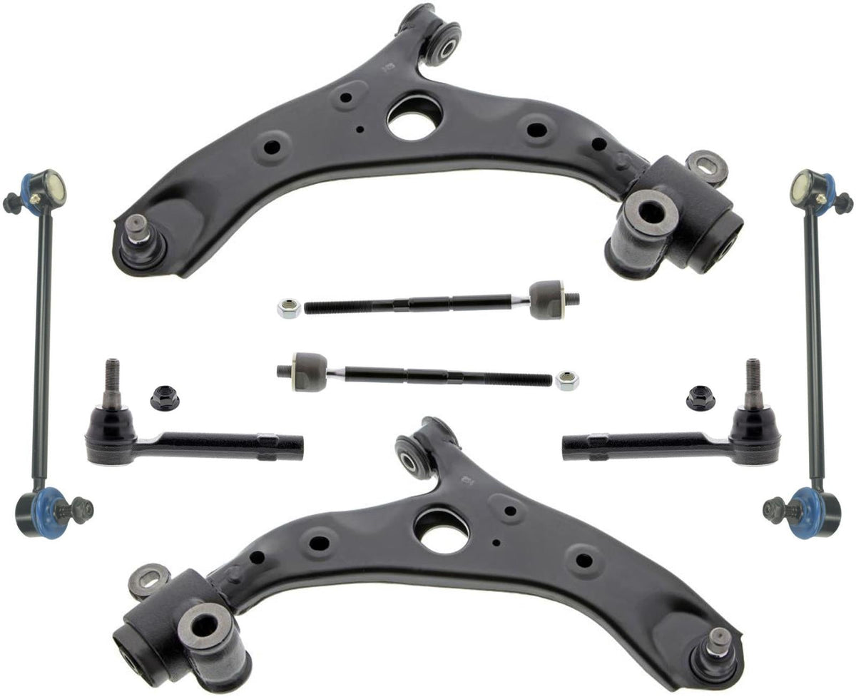 Mevotech Front Lower Control Arms Tie Rods & Links For Mazda CX-5 2017-2025