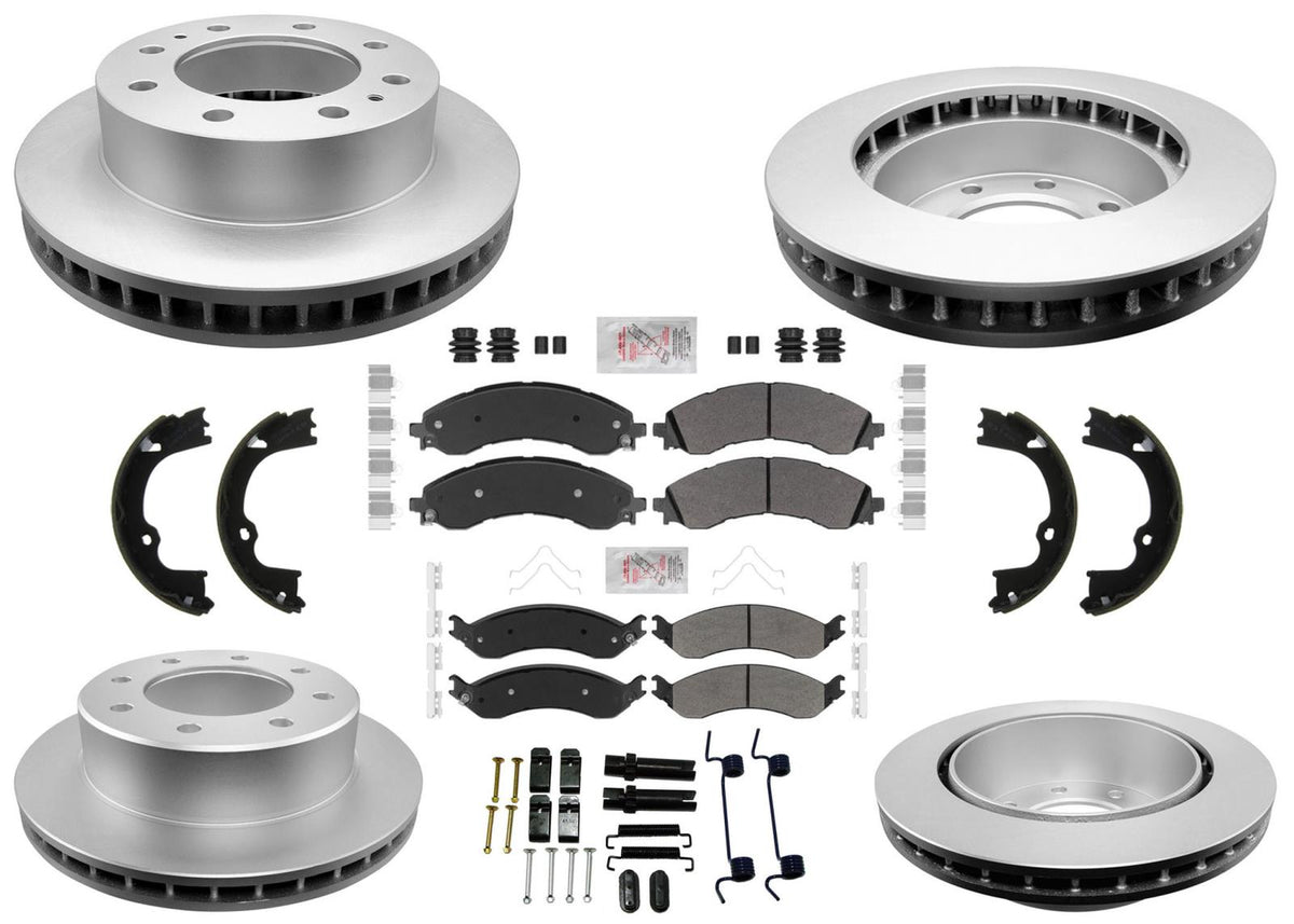 Coated Disc Brake Rotors for Chevrolet Express Van 3500 2021-2024 9900 GVW SRW