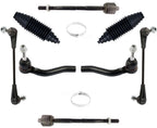 Front Inner Outer Tie Rods & Links For GMC Acadia 2017 2022 2023 & XT5 2017-2023