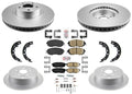 GEO Coated Disc Brake Rotors Brake Pads for Scion FR-S 2013 2014 2015 2016 2.0L
