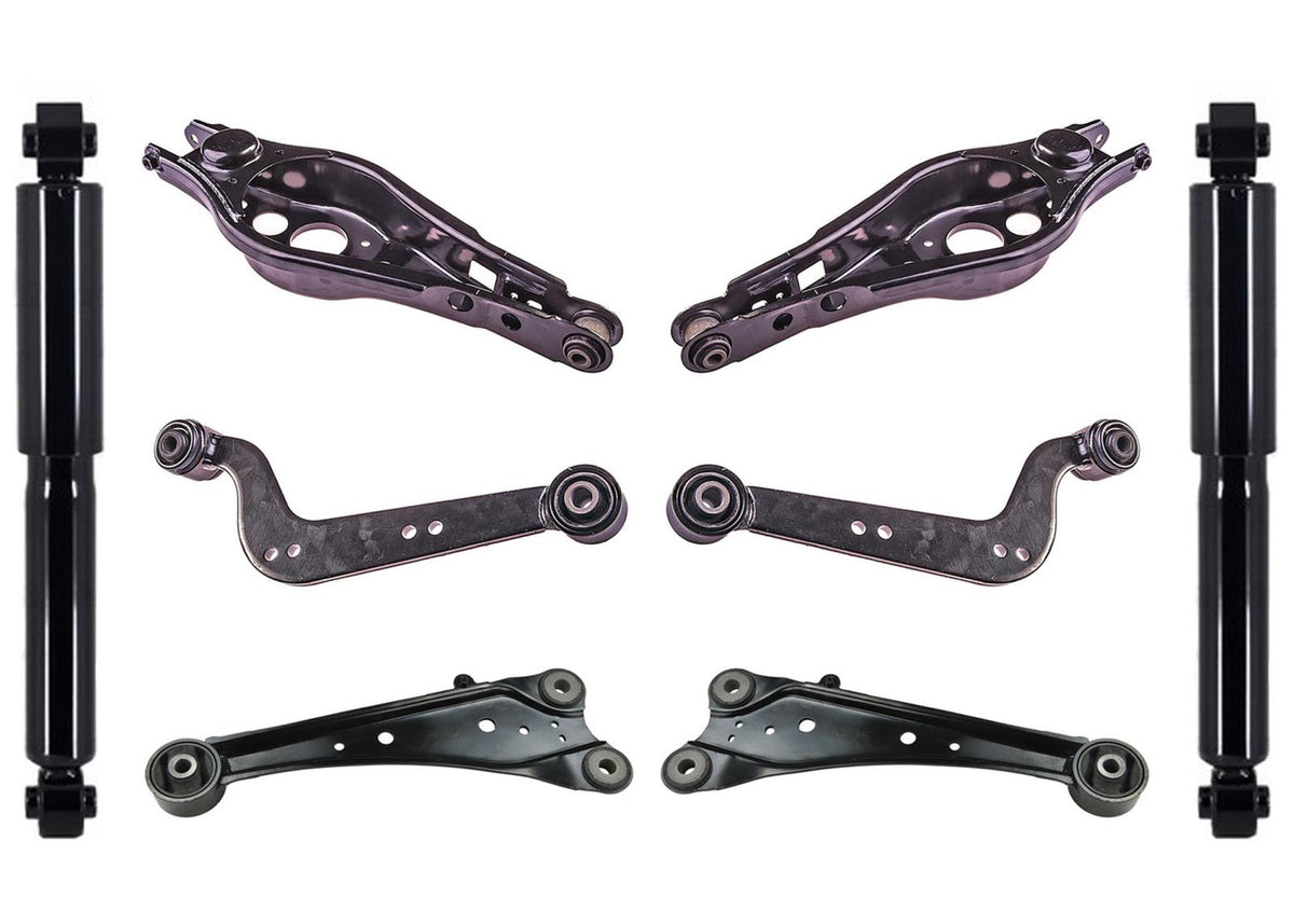Rear Shocks - Lower & Upper Suspension Control Arms Set for Toyota RAV4 06-10