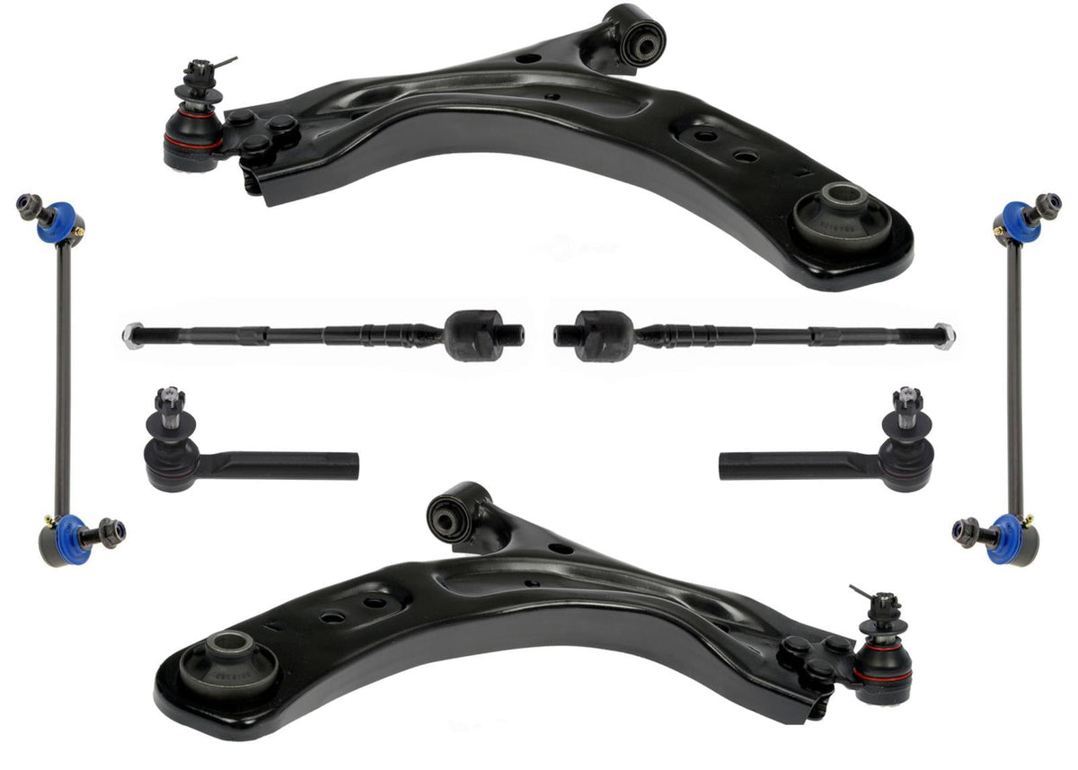 Front Lower Control Arms Ball Joint Tie Rods & Links For Subaru Impreza 2017-23