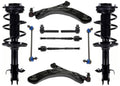 Front Complete Struts Control Arms Tie Rods & Links For Subaru Impreza 2017-2019