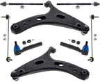 Mevotech Front Lower Control Arms Tie Rods & Links For Subaru Forester 2019-2025