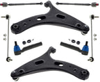 Mevotech Front Lower Control Arms Tie Rods & Links For Subaru Crosstrek 19-2025