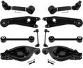 Rear Lower & Upper Adjustable Arms & Sway Bar Links For Honda Pilot 2009-2015