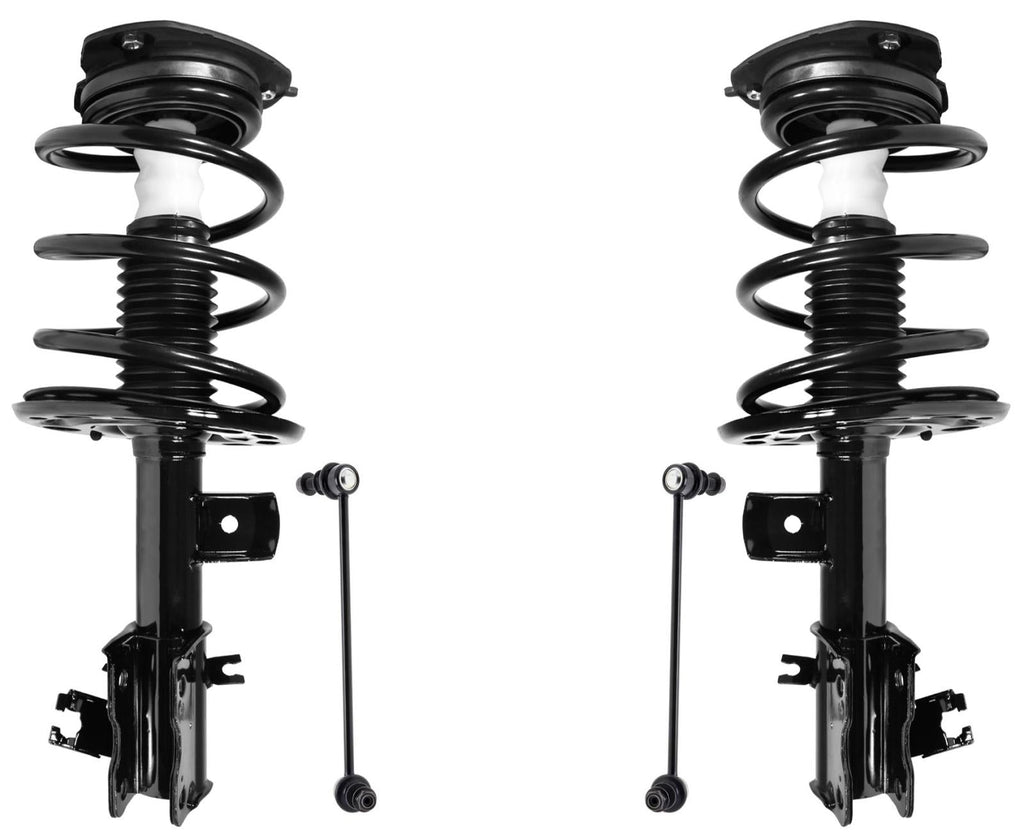 Front Struts W/ Coil Spring & Sway Bar Links For Nissan Altima 2007 2008 2012