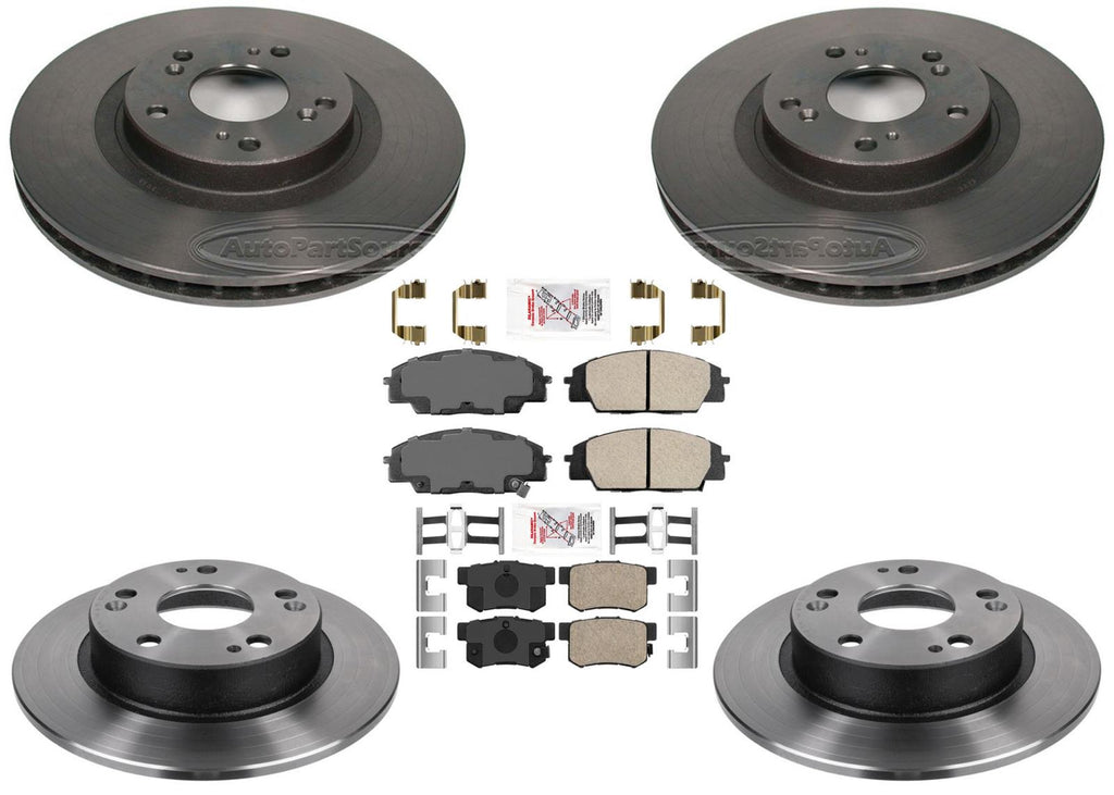 Performance Carbon Disc Brake Rotors Pads for Honda Civic Si 2006-2011