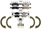 AME Improved Performance Disc Brake Pads Parking Shoes for Ford Expedition 03-06