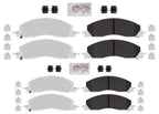 Front & Rear Fleet Galvanized Disc Brake Pads for Dodge Ram Pick Up 2500 09-2018