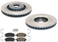 Front Disc Brake Rotors Brake Pads For Infiniti QX60 Pathfinder 2022 2023 2024