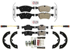 Semi Metallic Disc Brake Pads Parking Shoe For Mercedes Benz GL320 350 2007-2012