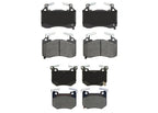 Front & Rear Premium Ceramic Brake Pad For G70 19-2022 W/ Brembo Braking