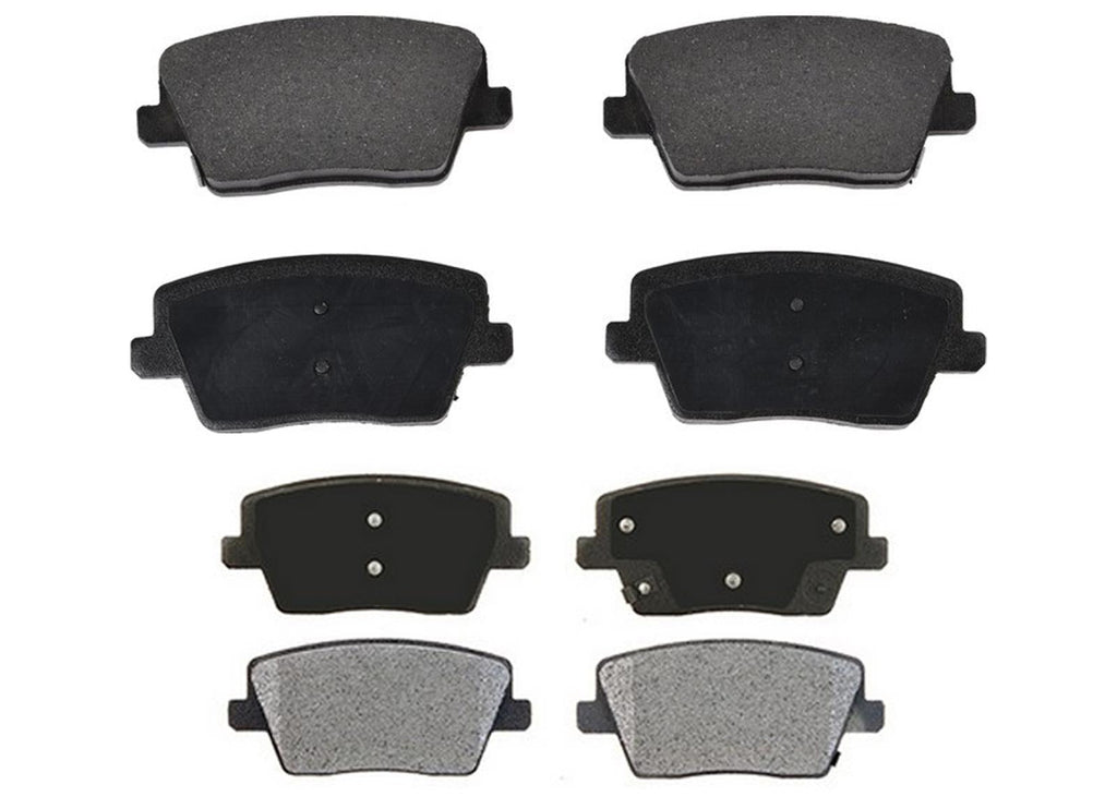 Front & Rear Ceramic Disc Brake Pads for Hyundai Veloster N 2019-2022 Turbo