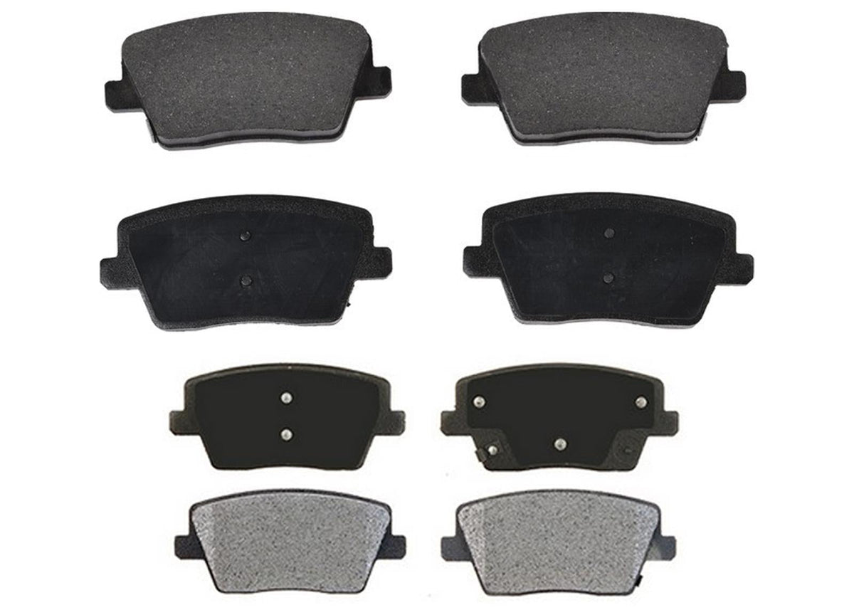 Front & Rear Ceramic Disc Brake Pads for Hyundai Veloster N 2019-2022 Turbo