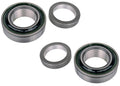2 Rear Axle Bearings Wheel Bearing W Lock Ring for Nissan Titan 2008-2015